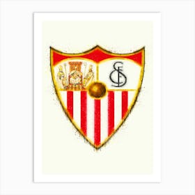 Sevilla Fc Painting Art Print