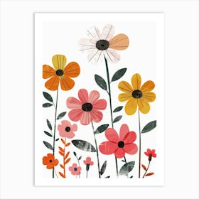 Flowers In The Garden 5 Art Print