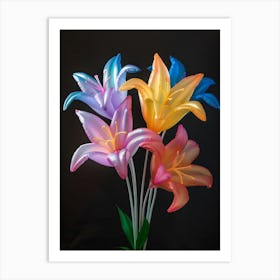 Bright Inflatable Flowers Lily 2 Art Print