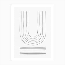 Shapes and Lines - 01 Art Print