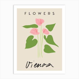 Vienna Flowers Art Print