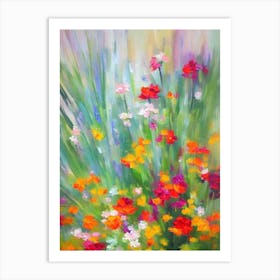 Carnation Impressionist Painting Art Print