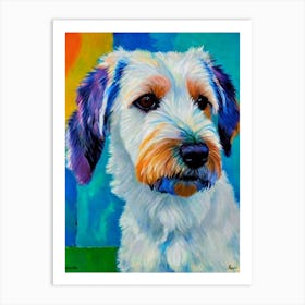 Norfolk Terrier 2 Fauvist Style Dog Art Print