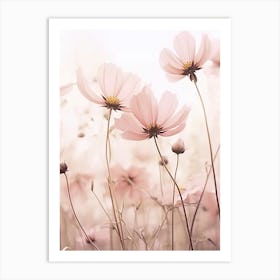 Pink Flowers Photography Art Print