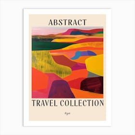 Abstract Travel Collection Poster Niger 2 Art Print