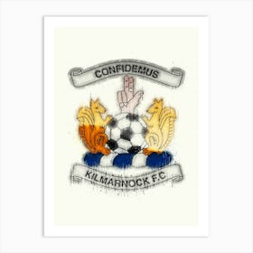 Kilmarnock Fc League Scotland Art Print