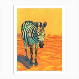 Zebra 35 Art Print