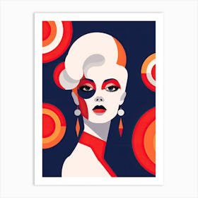 Bold Pop Art American Women Art Print