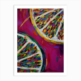 Lemon Slices Art Print