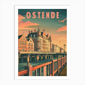 Ostende Belgium Art Print