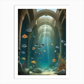 Beauty of underwater world 13 Art Print