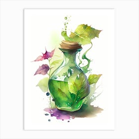 Poison Ivy Potion Pop Art 3 Art Print