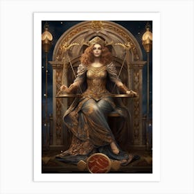 Libra Art Print