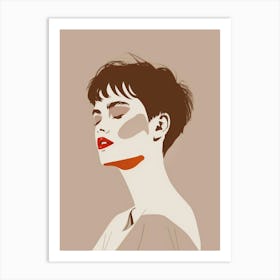 Portrait Of A Woman 409 Art Print