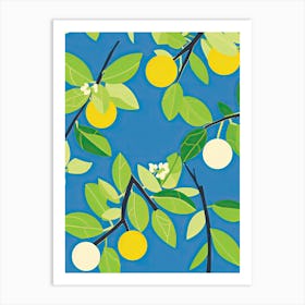 Lime Illustration 1 Art Print