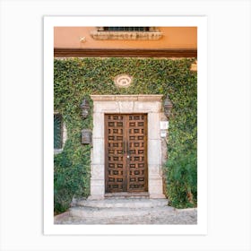 The Botanical Door San Miguel De Allende Art Print