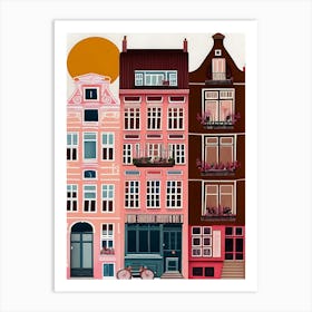 Amsterdam Netherlands Travel Gift Art Print