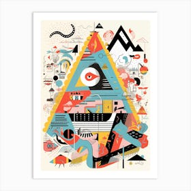 Pyramid Art Print