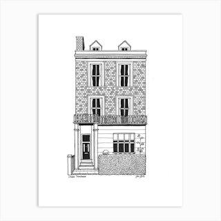 London Townhouse Art Print