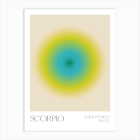 Scorpio Aura Zodiac Art Print