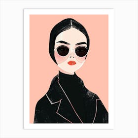 Asian Fashion Illustration Art Print