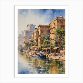 The Nile Art Print