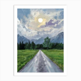 Road To The Mountains 5 Art Print