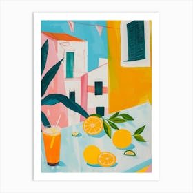 Valencian Juice Art Print