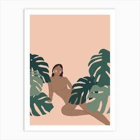 Jungle Girl 3 Art Print
