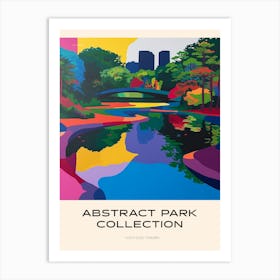 Abstract Park Collection Poster Yoyogi Park Hanoi 3 Art Print