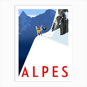 Alpes Art Print