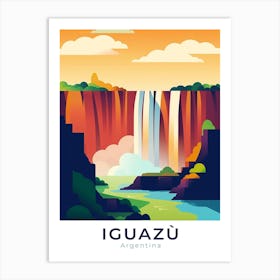 Argentina Iguazu Travel Art Print