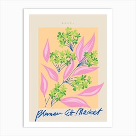 Basel Flower Market Art Print