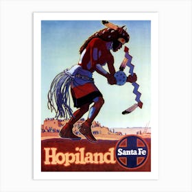 Native American, Hopiland, Santa Fe Art Print