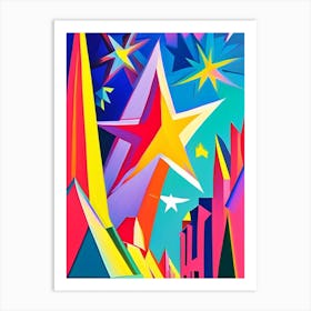 Star Formation Abstract Modern Pop Space Art Print