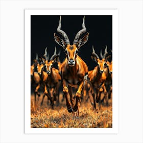 Wild Animal Creative Portrait 4 Art Print