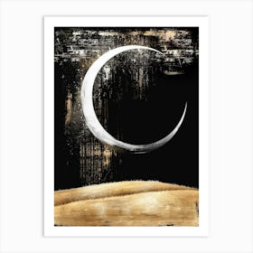 Crescent Moon Art Print