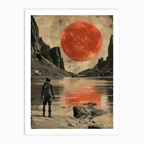 Red Moon In The Sky 7 Art Print