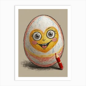 Easter Egg 1 Art Print