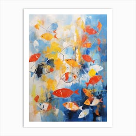 Fish Abstract Expressionism 2 Art Print