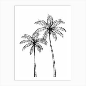 Palm Trees 1 Art Print