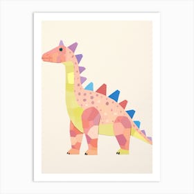 Nursery Dinosaur Art Stegosaurus 1 Art Print