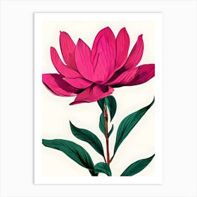 Pink Flower 4 Art Print