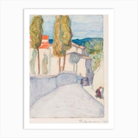 Florence, Viale Dei Colli (1909), Pekka Halonen Art Print