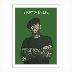 Story Of My Life Mike Ness Social Distortion Art Print