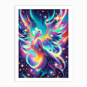 Angel In Space Art Print