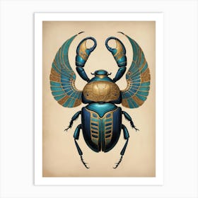 Egyptian Scarab Art Print 0 1 Art Print