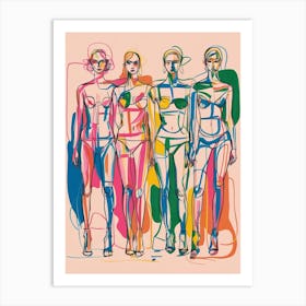 Sexy Women Art Print