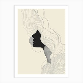 Portrait Of A Woman 7 Art Print