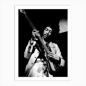 Jimi Hendrix 3 Art Print